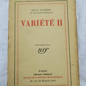 VALERY (Paul) Variété II + dédicace