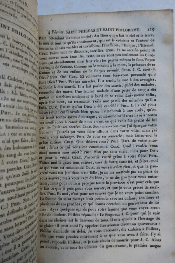 VIES DES SAINTS POUR TOUS LES JOURS DE L'ANNEE 1833 – Image 6