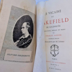 Vicaire de Wakefield illustré d'eaux-fortes par Lalauze