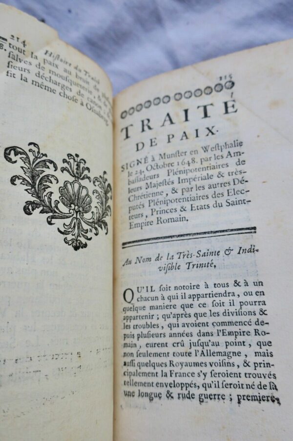 Westphalie  Histoire du Traité de Westphalie, ou des Negociations..1751 – Image 9