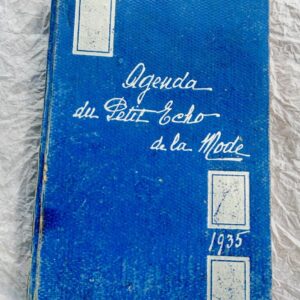 agenda du petit écho de la mode 1935
