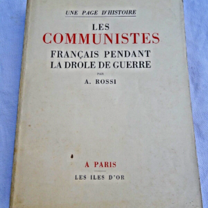 communistes français pendant la drôle de guerre