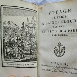 érotique Oeuvres choisies de Vadé +  VOYAGE DE PARIS A SAINT-Cloud