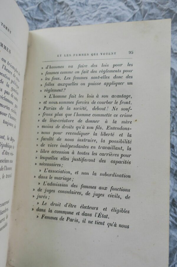 femmes qui tuent et les femmes qui votent 1880 DUMAS (Alexandre, Fils) – Image 5