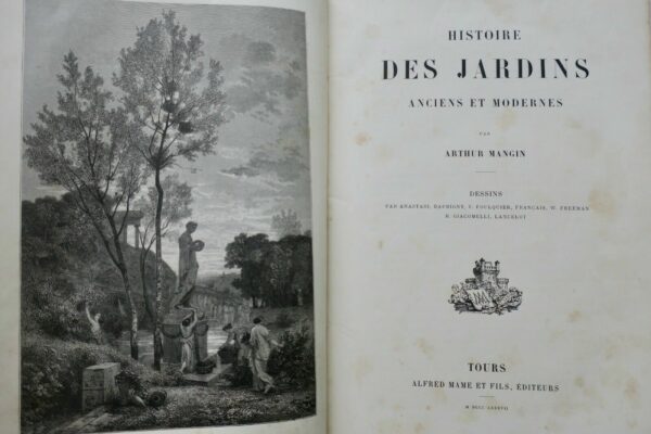 jardin Arthur Mangin Histoire des jardins anciens et modernes 1887 – Image 11