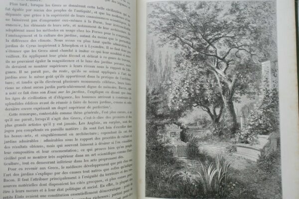 jardin Arthur Mangin Histoire des jardins anciens et modernes 1887 – Image 9