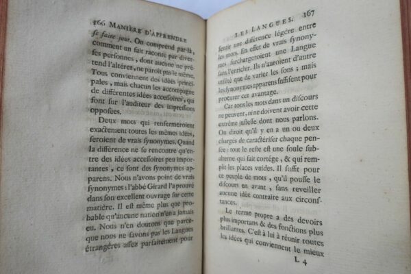 langue Lizarde de Radonvilliers De la manière d'apprendre les langues 1768 – Image 5