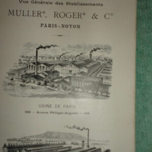 ALBUM DES ROBINETS ET ACCESSOIRES DE DISTRIBUTION D'EAU MULLER, ROGER ET Cie.