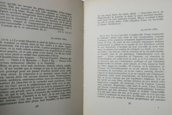 AMIEL Philine, fragments inédits du journal intime. Publiés par Bernard Bos – Image 3