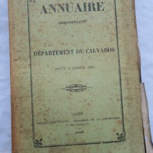 Annuaire administratif du département du Calvados 1886