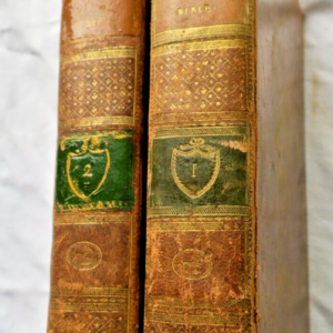 BIBLE La Sainte Bible ou le vieux et le nouveau testament 1805 Genève