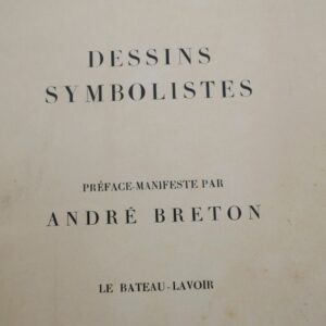 BRETON André  Dessins symbolistes Le Bateau-Lavoir 1958