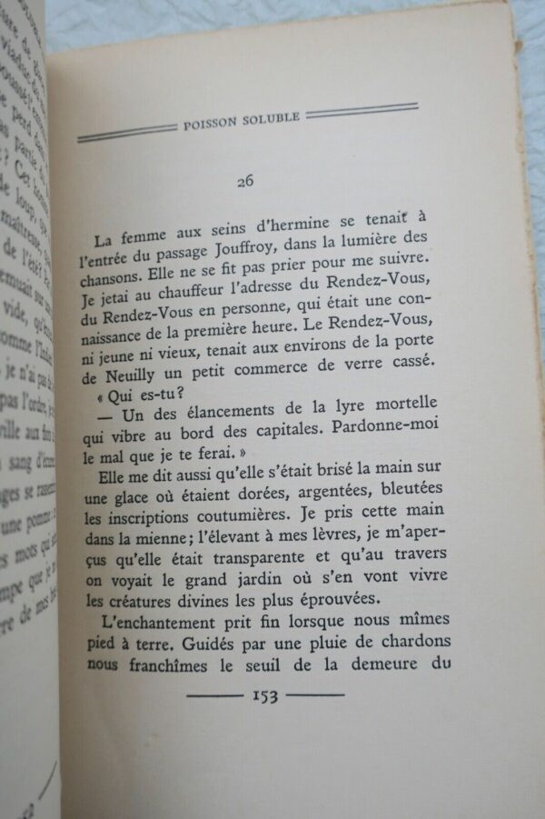 BRETON (André) Manifeste du surréalisme. Poisson soluble EO – Image 4