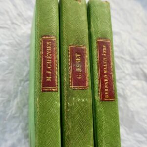 Bibliothèque miniature Chenier, Gresset, Bernard & Malfilâtre