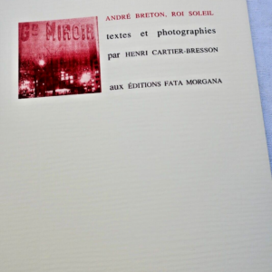 CARTIER-BRESSON Henri André BRETON, Roi Soleil