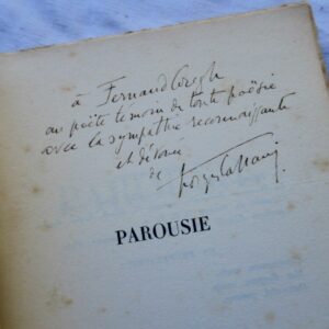 CATTAUI PAROUSIE + dédicace