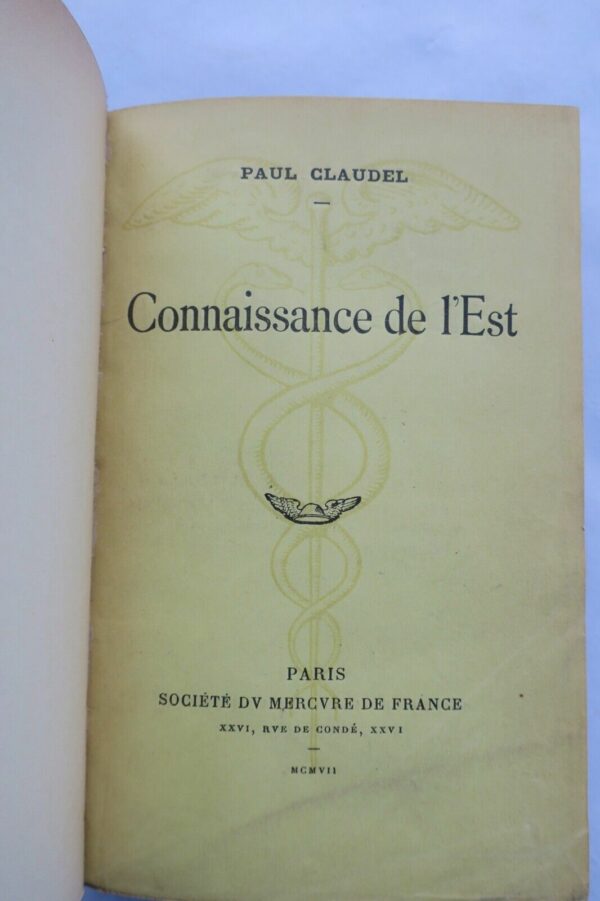 CLAUDEL Paul Connaissance de l'est 1907 – Image 9
