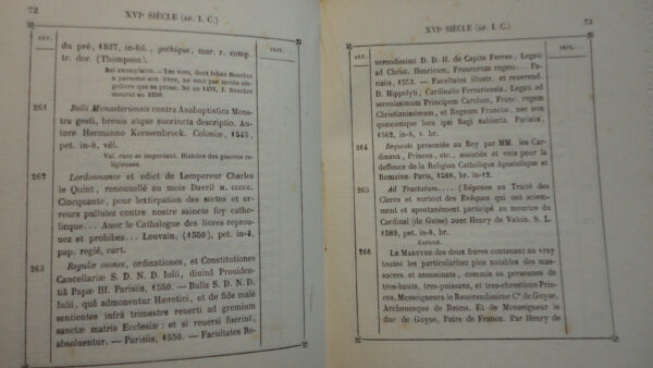 Catalogue des livres rares de M. Ach. Genty. Première partie 1862 – Image 3