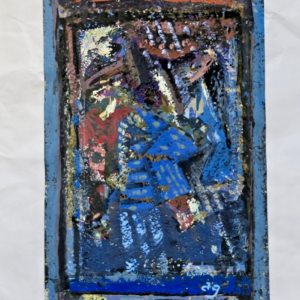 Char Galperine, Rene Char + Gouache 1980