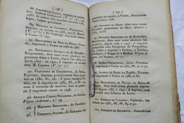 Dictionnaire bibliographique choisi du quinzième siècle 1805 – Image 7