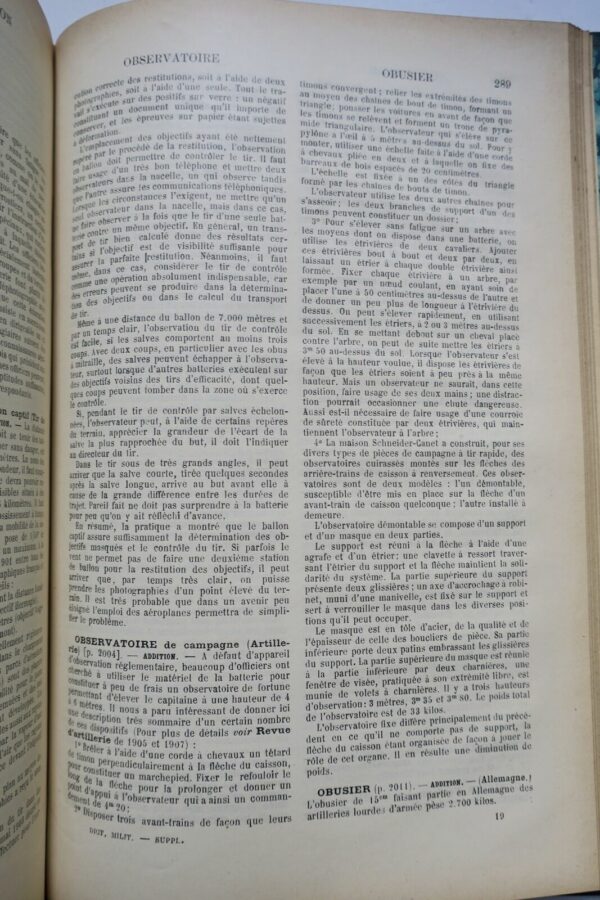 Dictionnaire militaire 1911 supplément général – Image 3