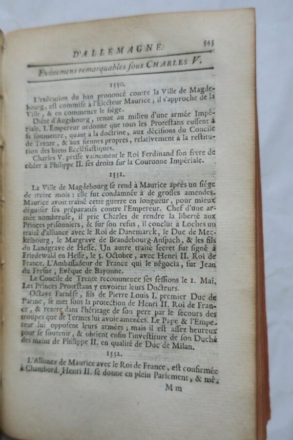 Droit Abrégé chronologique de l'histoire et du droit public d'Allemagne 1766 – Image 7