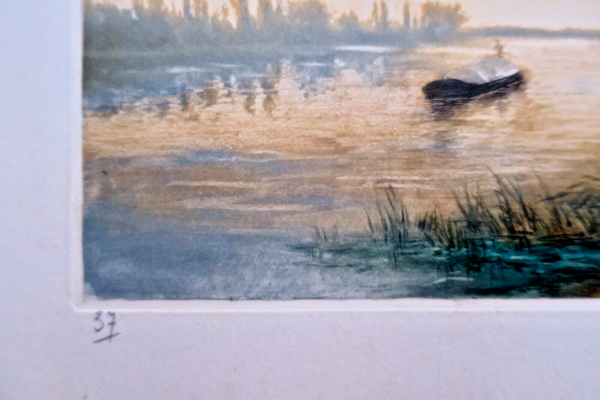 FRAIPONT Gustave AQUARELLE 16,5 x 25 cm. – Image 5