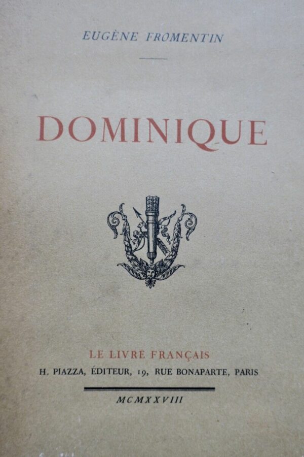 FROMENTIN   Dominique 1928