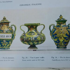 Faïences anciennes Espagne, d'Italie, de France, d'Asie-Mineure 1928