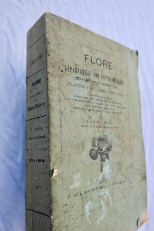 Flore  Departement des Hautes-Pyrenees 65. 1867