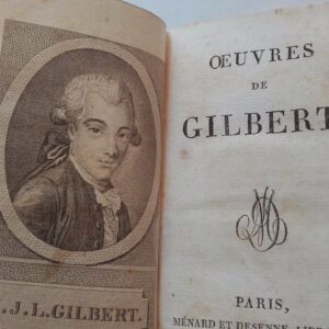 GILBERT OEUVRES DE GILBERT.1821