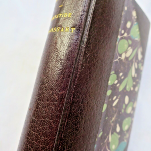 GOZLAN Aristide Froissart reliure demi maroquin