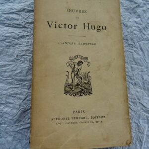 Hugo, Victor: Oeuvres de Victor Hugo l'année terrible