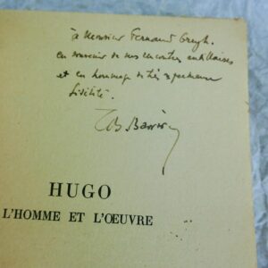 Hugo l'homme l'oeuvre + dédicace