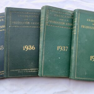 INDICADOR DE LA PRODUCCION FRANCESA. 1935-1938