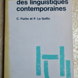 Initiation aux problèmes des linguistiques contemporaines