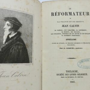 Jean Calvin et son époque 1863