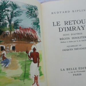Kipling Rudyard LE RETOUR D'IMRAY suivis d'autres récits insolites