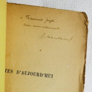 LEAUTAUD & VAN BEVER  Poètes d'aujourd'hui, morceaux choisis 1908 + dédicace