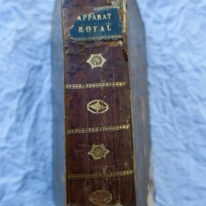Latin   Le Petit Apparat Royal, ou Dictionnaire françois et latin 1757