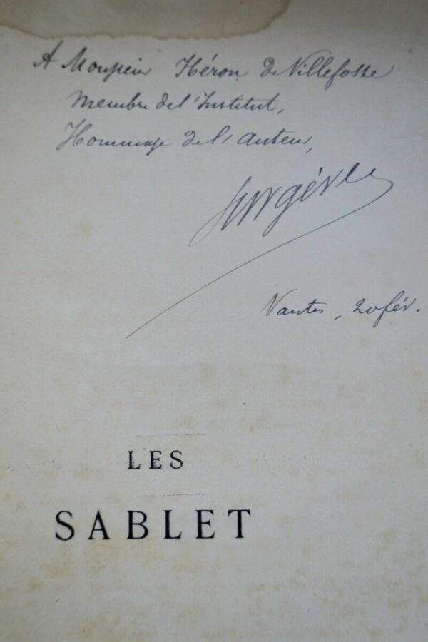 Les Sablet. Peintres, graveurs et dessinateurs