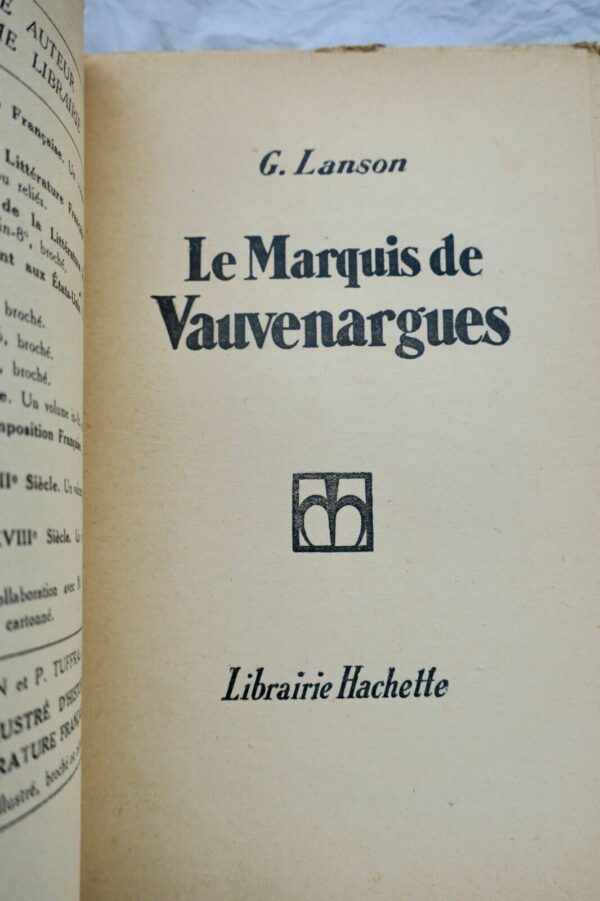 MARQUIS DE VAUVENARGUES par Lanson – Image 6