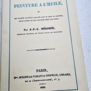 MERIMEE J.F.L. DE LA PEINTURE A L'HUILE