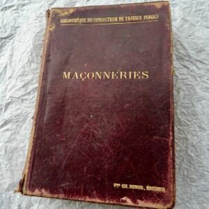 Maçon MACONNERIES  1897