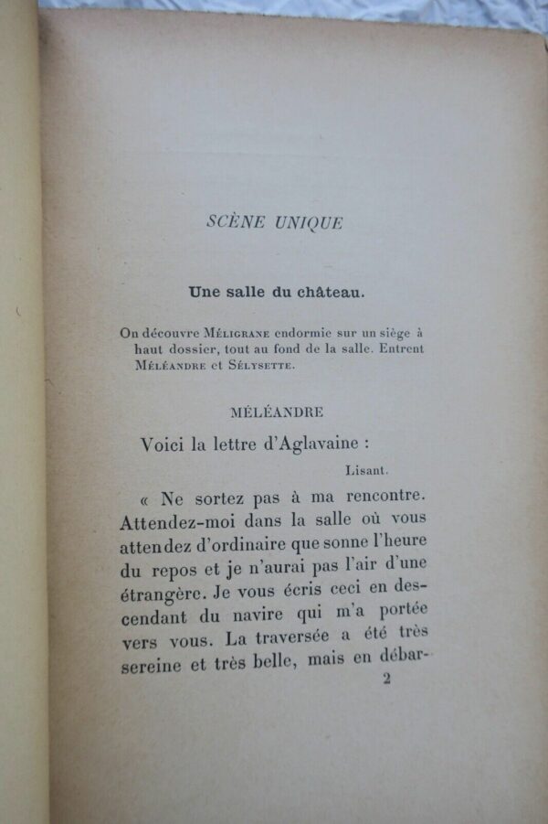 Maeterlinck Aglavaine et Sélysette EO + dédécace – Image 5