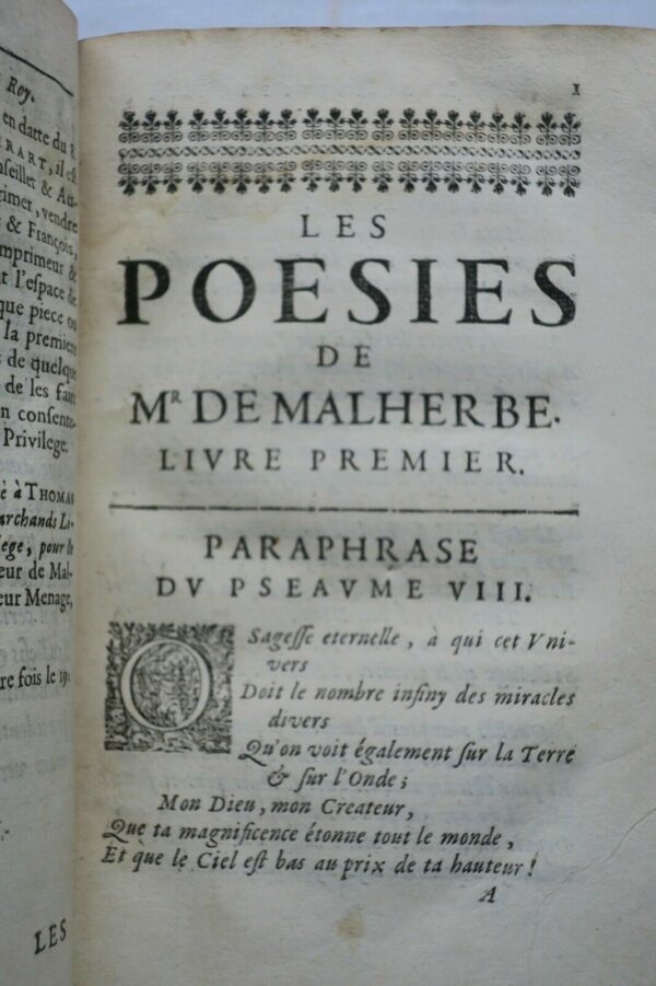 Malherbe Les poésies de M. de Malherbe 1666 – Image 4