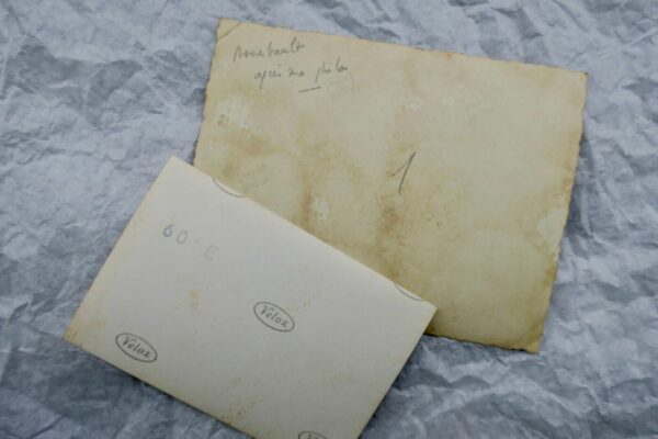 Maurice DRUON & Geniève Gregh  2 photos argentiques – Image 3