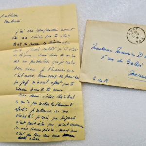 Maurice DRUON lettre autographes signée