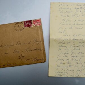 Maurice Druon ensemble de lettres autographes au poète Fernand Gregh 1937