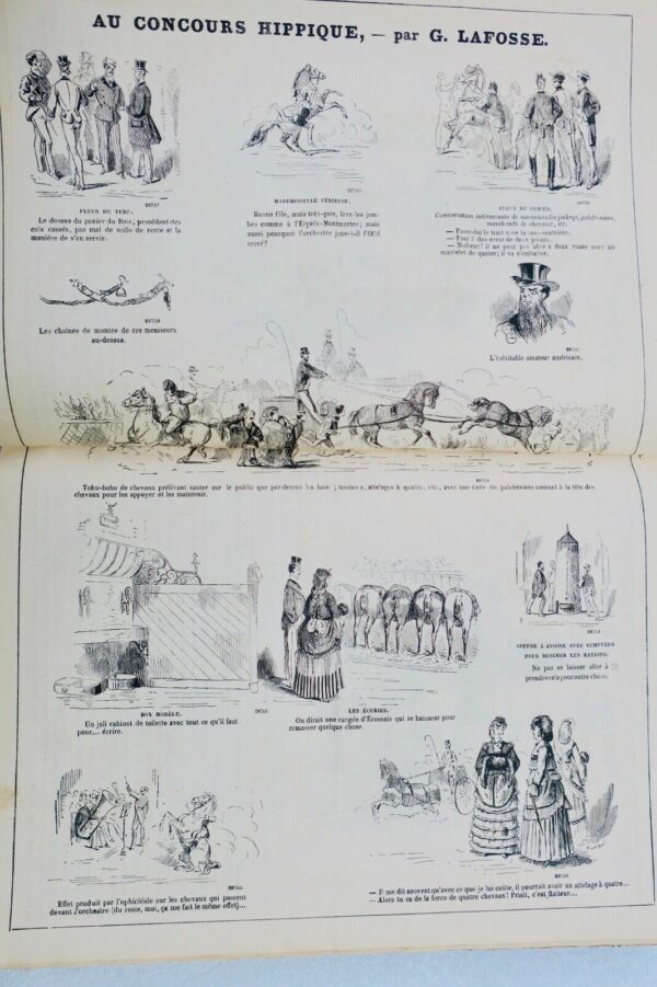 PETIT JOURNAL POUR RIRE aux Bureau du Journal Amusant du papier comique, du... – Image 12